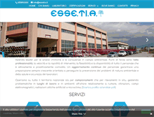 Tablet Screenshot of essetia.it